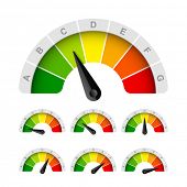 image of symbols  - Energy efficiency rating - JPG 