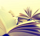 pic of many  - Many hardcover books - JPG 