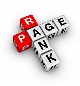 picture of web  - page rank crossword puzzle symbol for web design - JPG 