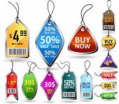 foto of objects  - Premium price tags - JPG 