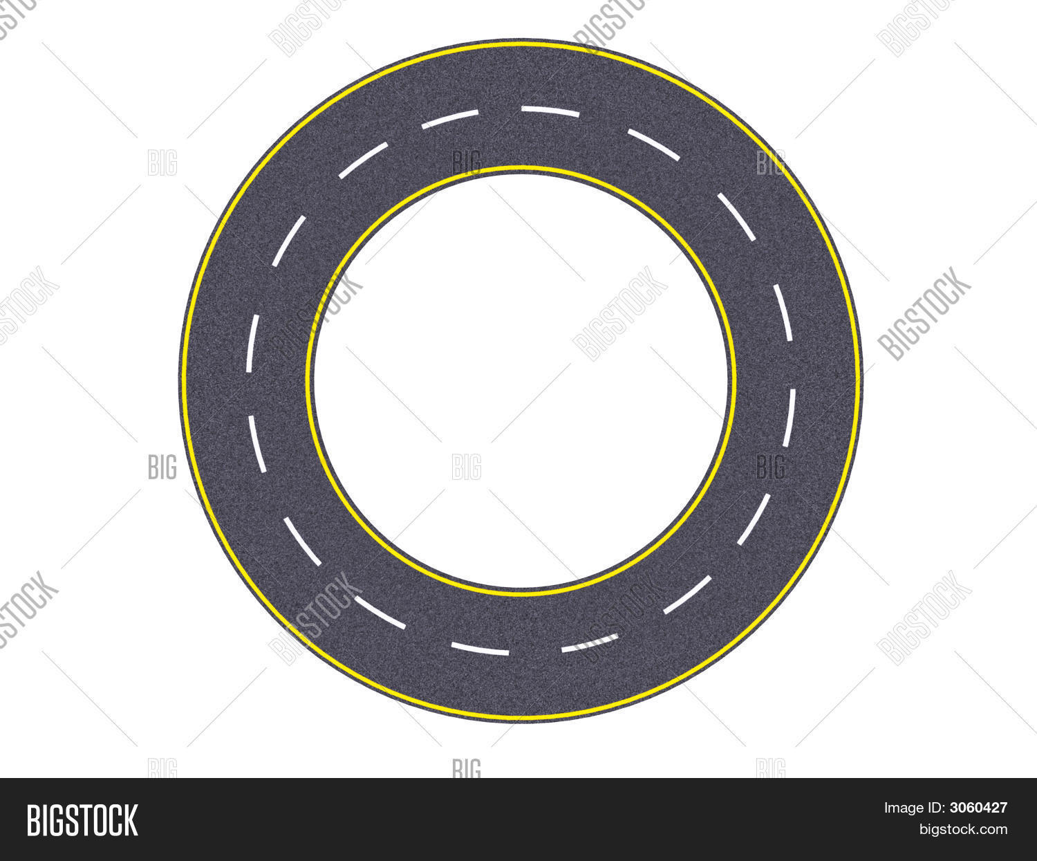 Circle Round Road Image & Photo Bigstock