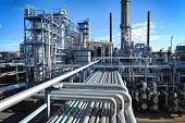 image of industrial  - overall view of oil and gas industry - JPG 