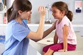 stock photo of health  - Doctor Examining Child - JPG 