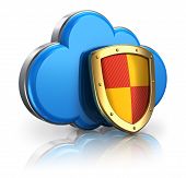 pic of security  - Cloud computing and storage security concept - JPG 
