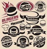 picture of food  - Burger icons - JPG 