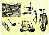 picture of golf  - collection of hand - JPG 