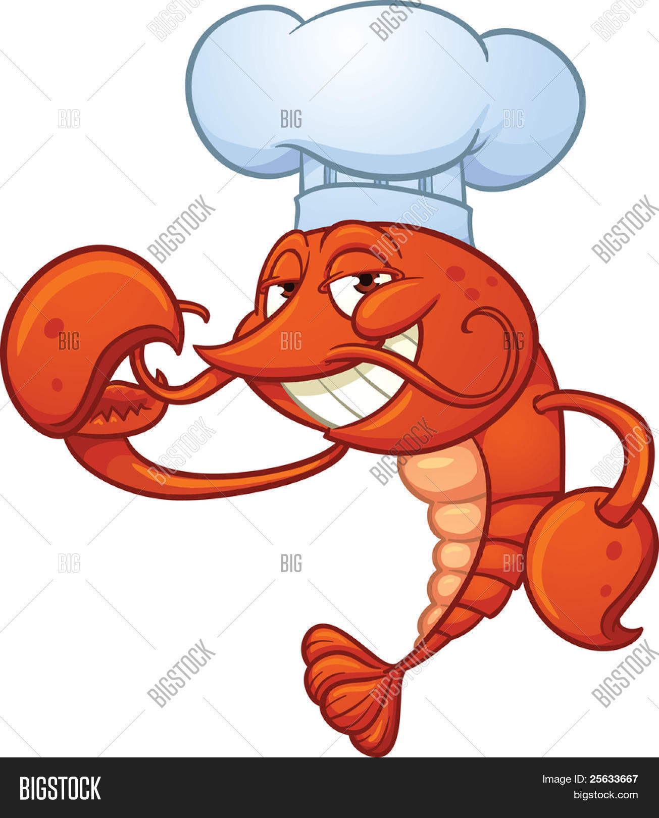 Cartoon Chef Lobster. Vector Vector & Photo Bigstock