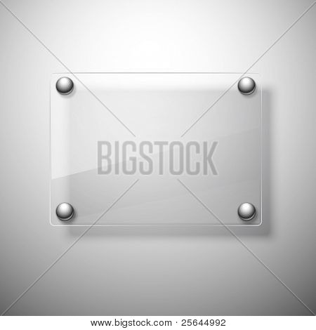 Picture or Photo of Abstract  background with glass framework. Vector illustration.