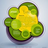 picture of internet  - Abstract web site green design - JPG 