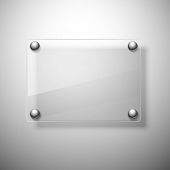 picture of illustration  - Abstract  background with glass framework - JPG 