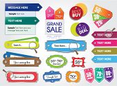 picture of web  - vector set of price tags  - JPG 