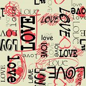 foto of art  - art graffiti vector seamless pattern - JPG 