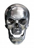 image of skull  - Metallic skull - JPG 