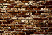 image of stability  - Old grunge brick wall background - JPG 