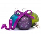 foto of holidays  - Christmas ball isolated on white background cutout - JPG 