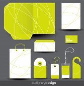 foto of drapery  - Stationery design set in editable vector format - JPG 