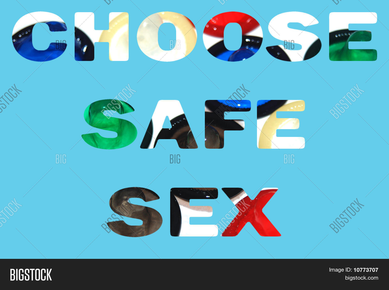 Choose Safe Sex Sign / Background Stock Photo & Stock Images Bigstock