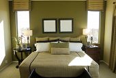 picture of interior  - upscale modern bedroom designed by interior designer - JPG 