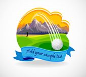 picture of golf  - Golf Ball And A Beautiful Golf Club - JPG 