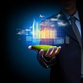 stock photo of industrial  - Engineering automation building designing - JPG 