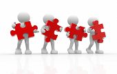 pic of puzzle  - 3d people  - JPG 