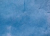 stock photo of blue  - Textured blue wall background - JPG 