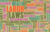 stock photo of employee  - Labor Laws in the Workplace as Concept - JPG 