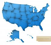 pic of map  - USA map  - JPG 