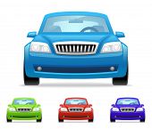 image of blue  - Car icons - JPG 