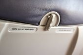picture of seating  - inside airplane seat - JPG 