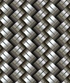 picture of tint  - Woven metal seamless pattern  - JPG 