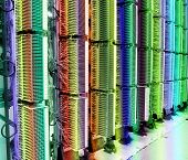 foto of internet technology  - communication and internet network server room - JPG 