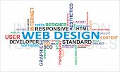 pic of web  - A word cloud of web design related items - JPG 