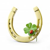 stock photo of horse  - Lucky symbols  - JPG 