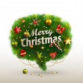image of holidays  - Christmas Bubble for speech  - JPG 