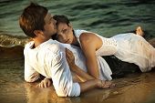 foto of holidays  - Intimacy on the beach - JPG 