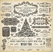foto of illustration  - Christmas decoration collection  - JPG 