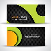picture of business concept  - Modern vector business card  - JPG 