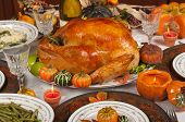 image of holidays  - Thanksgiving celebration and dinner - JPG 