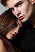 stock photo of glamorous  - Sexy couple - JPG 