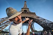 stock photo of france  - Welcome to Paris - JPG 