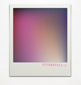 picture of  photo  - Vector illustration of blank retro polaroid photo frame over soft background with color correction layer for vintage faded look of your photos - JPG 