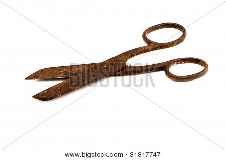 Tijeras oxidadas