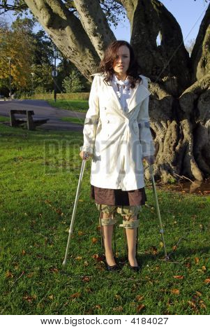 Crutches For Support Stock Photo & Stock Images | Bigstock