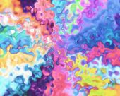 foto of warp  - Illustration of an abstract colourful warped background - JPG 
