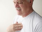 picture of pressure  - senior man feels pressure in his chest - JPG 