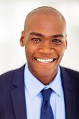 picture of businessmen  - modern african businessman closeup headshot - JPG 