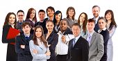 stock photo of team  - Young attractive business people  - JPG 