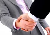 pic of handshake  - handshake isolated on white background - JPG 