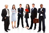 image of business people  - Young attractive business people  - JPG 